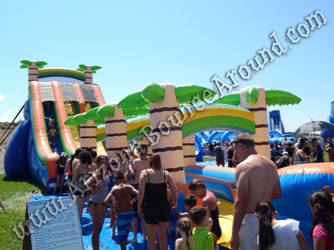 24' Dual Lane Water Slide rental Phoenix
